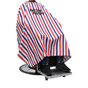 Nish Man Barber Cape - Red, White, Blue
