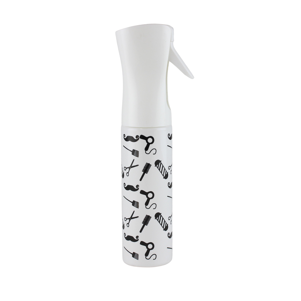 Costaline Water Spray Bottle Mist Atomiser Black & White 300ml