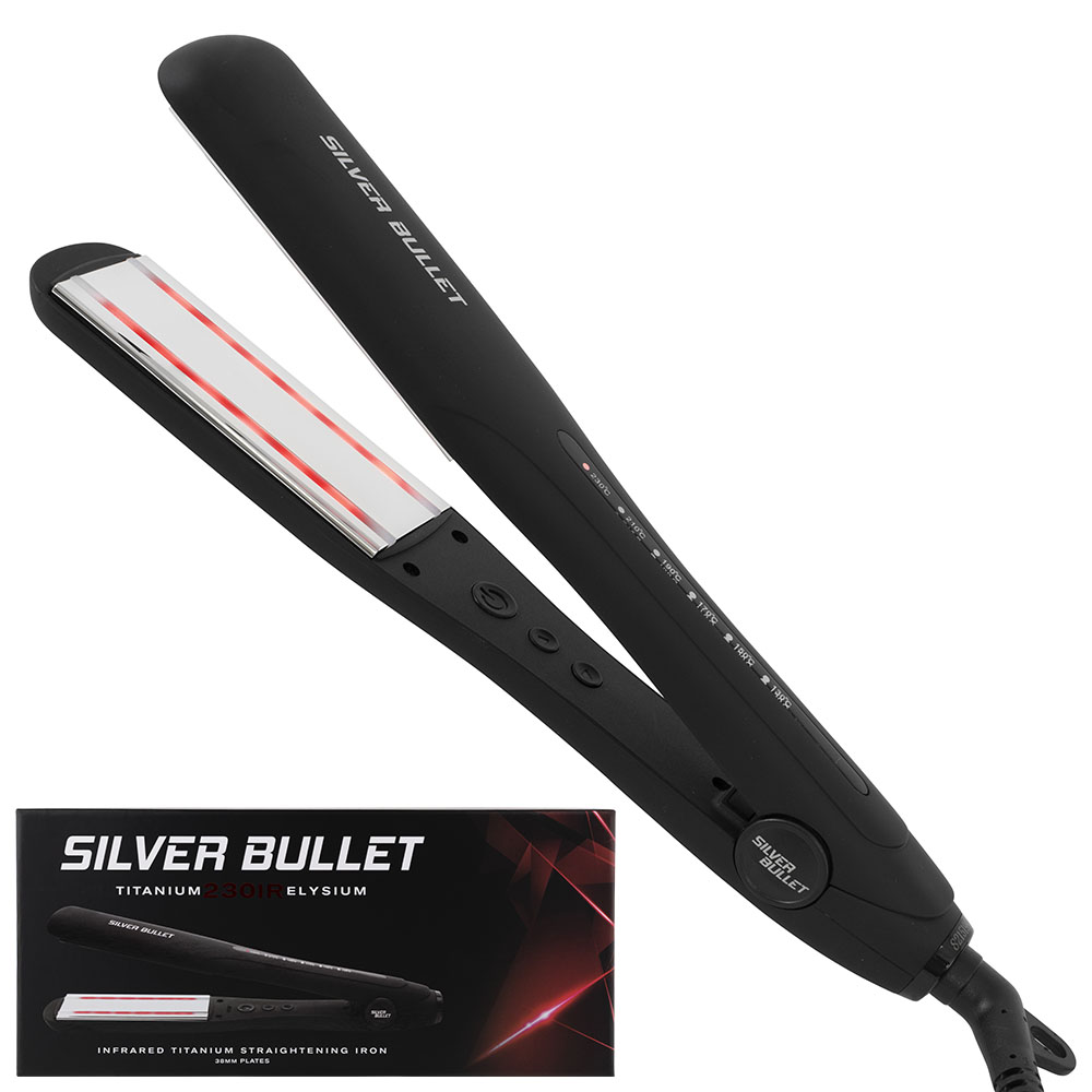 Silver Bullet Elysium 230C Titanium IR Infrared Heat Straightener Wide - 900434