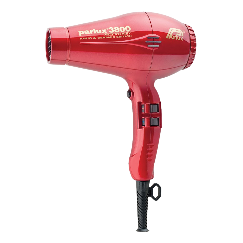 Parlux 3800 Ceramic & Ionic Dryer Red