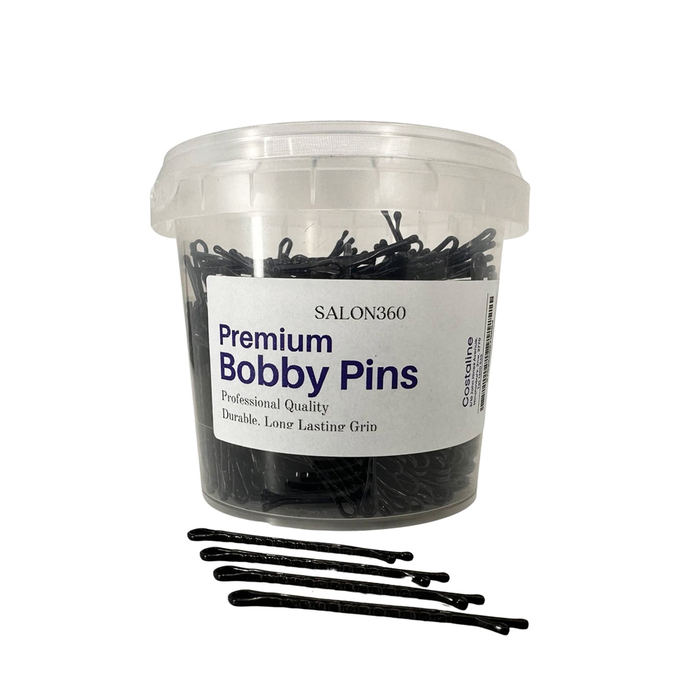 Salon360 Bobby Pins Black 450g