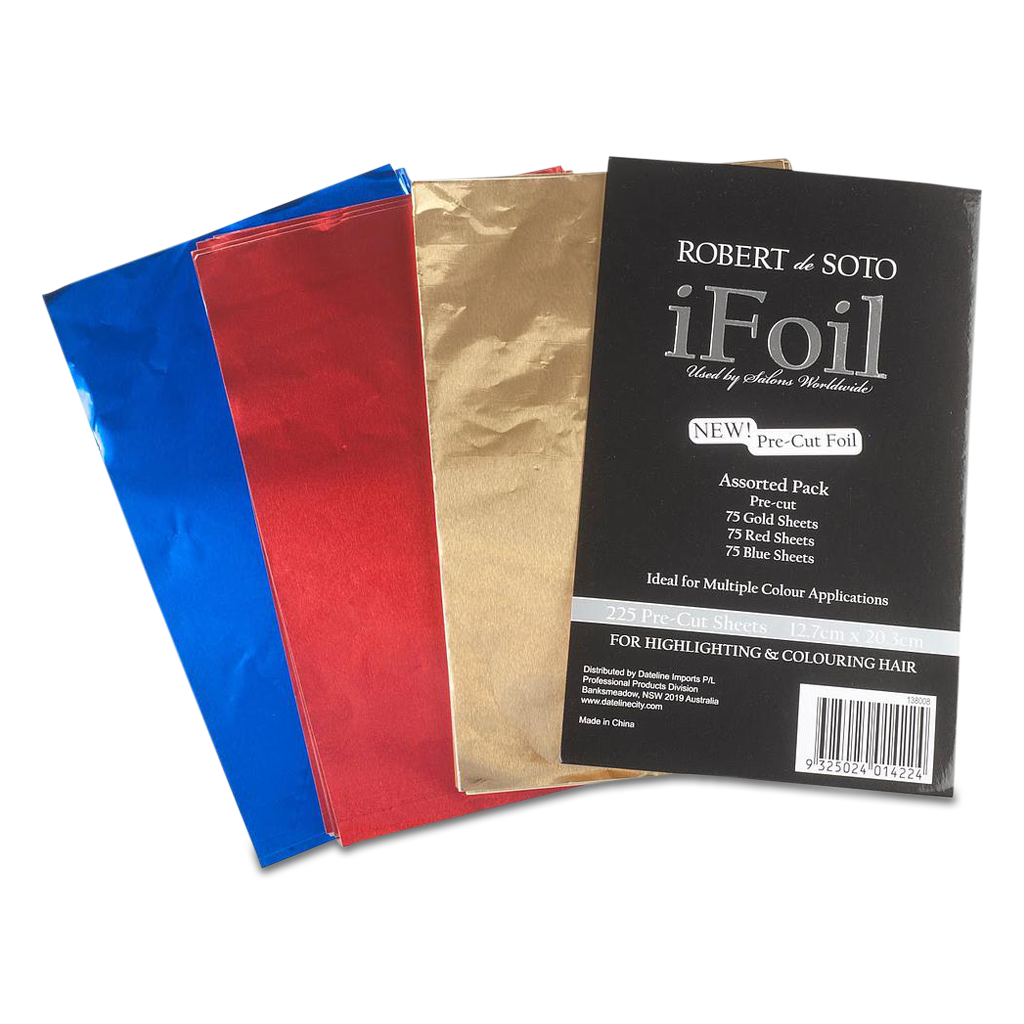 iFoil 225 Sheets Colour Pre Cut Foil