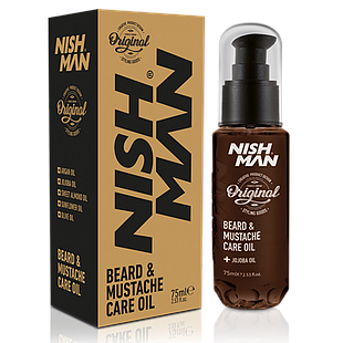 Nish Man Beard & Moustache Care Oil 100ml