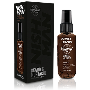 Nish Man Beard & Moustache Perfume Spray Adonis 75ml
