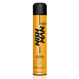 Nish Man Hair Spray Extra Strong Hold (04) 400ml