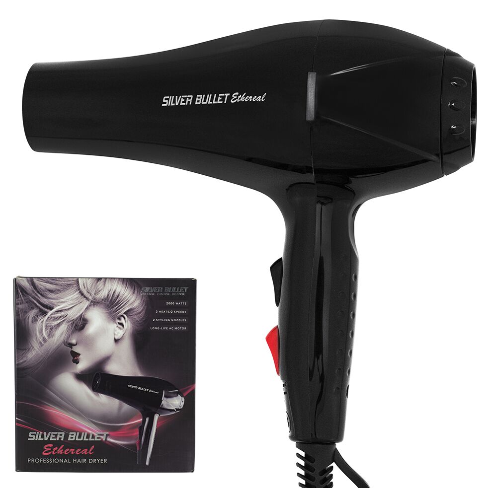 Silver Bullet Ethereal Black Hair Dryer