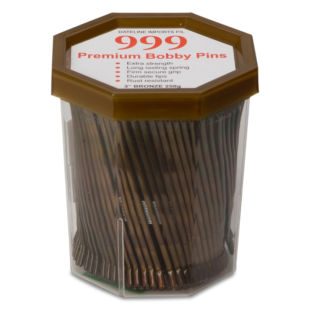 999 Bobby Pins 3" Bronze 250g - 135148