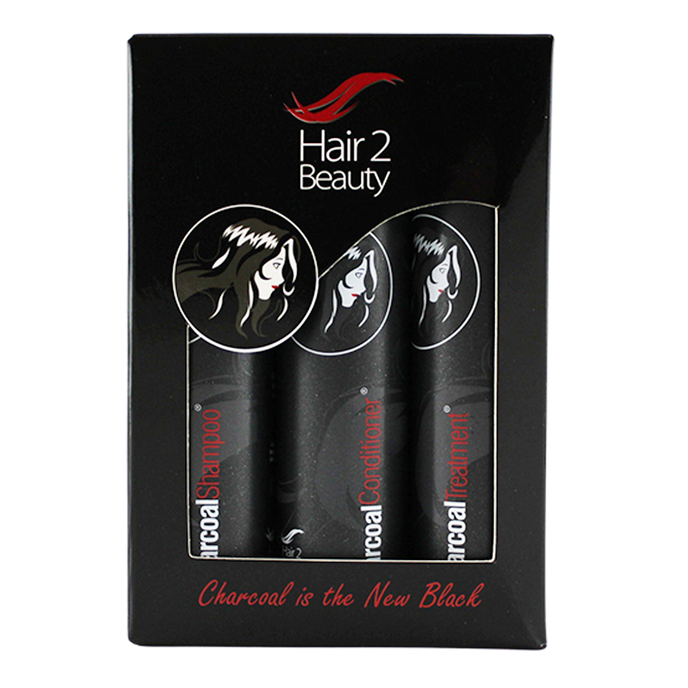 H2B Charcoal 3 Piece Travel Pack 80ml