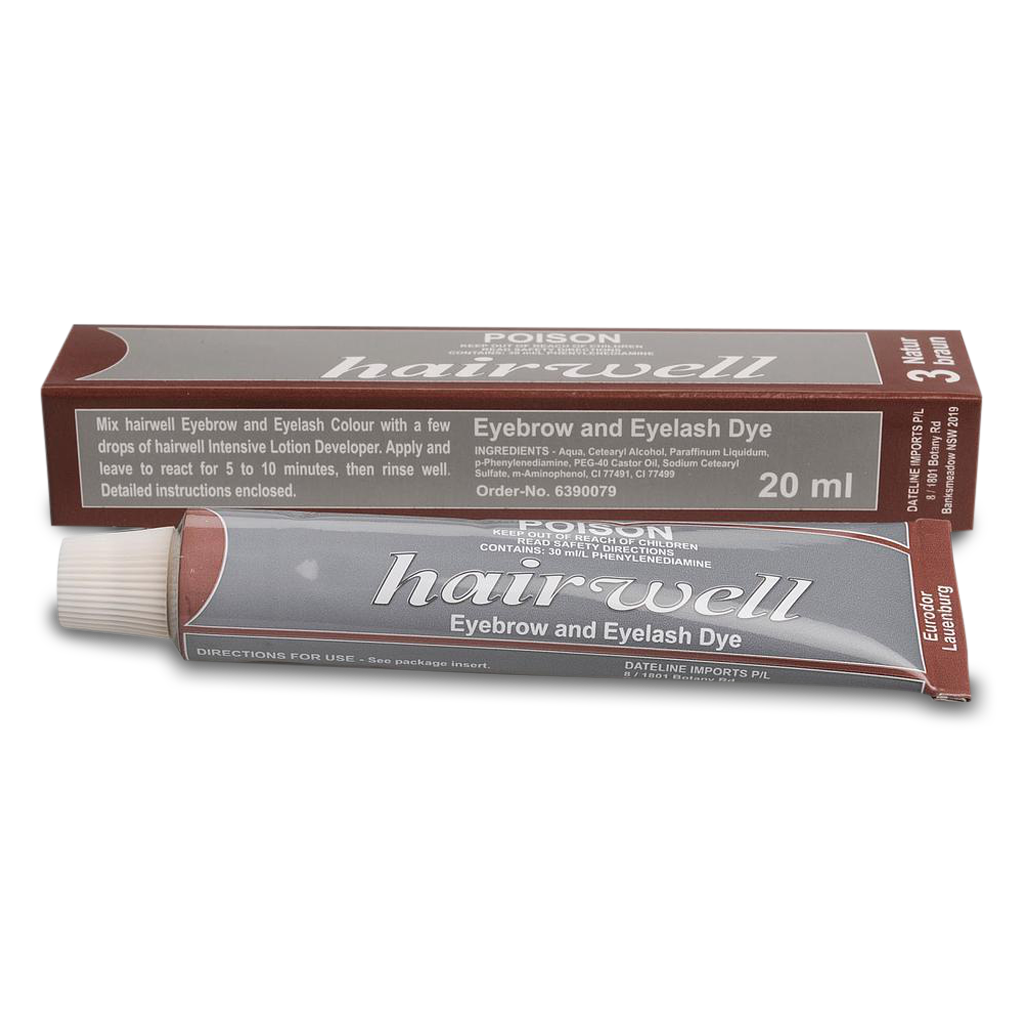 Hairwell Lash Tint 3 Natural Brown