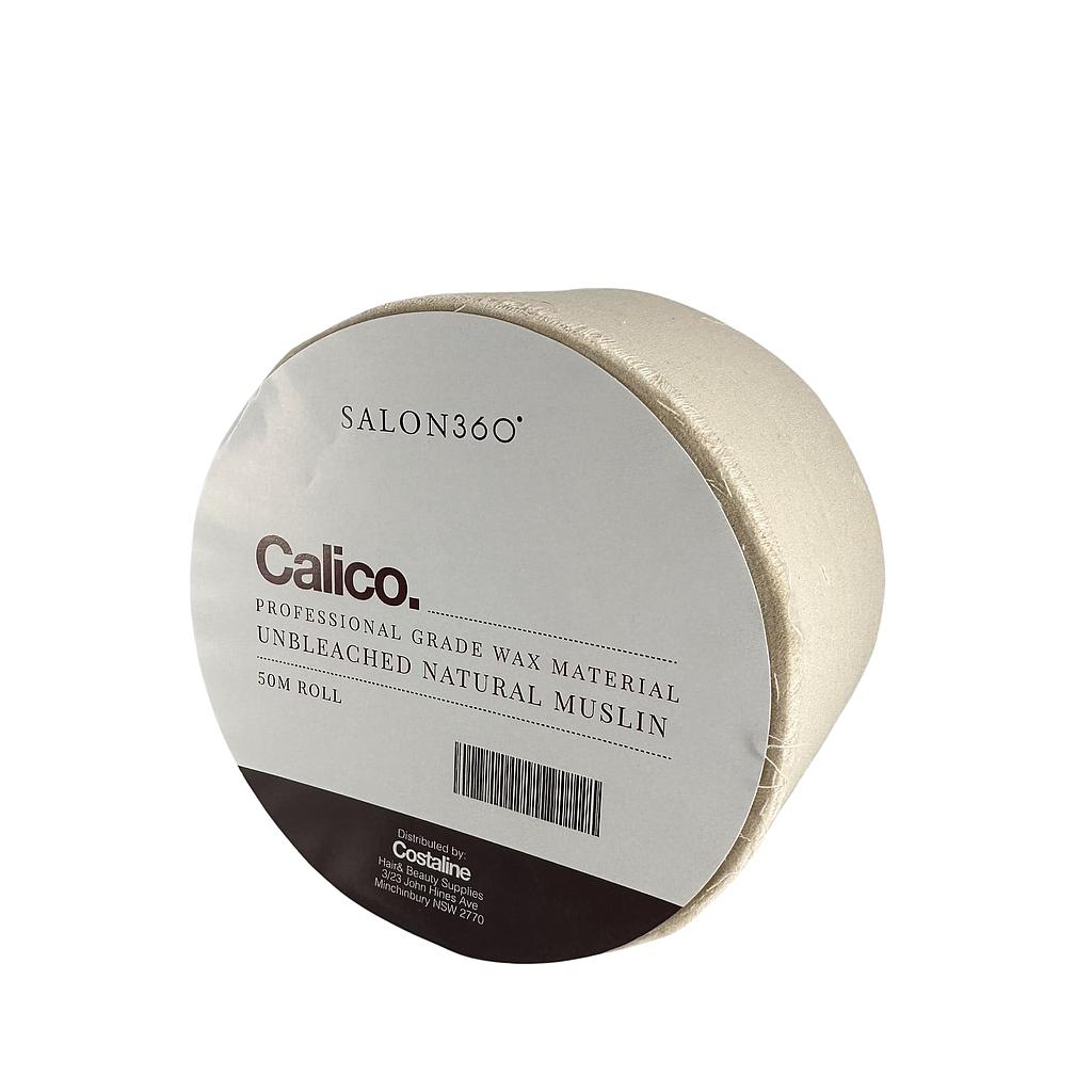 Salon360 Natural Calico Roll 50m x 7.5cm Wide