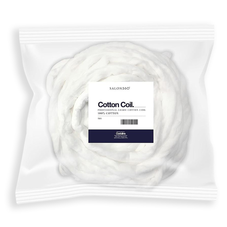 Salon360 Cotton Coil 1kg - For Salon Use