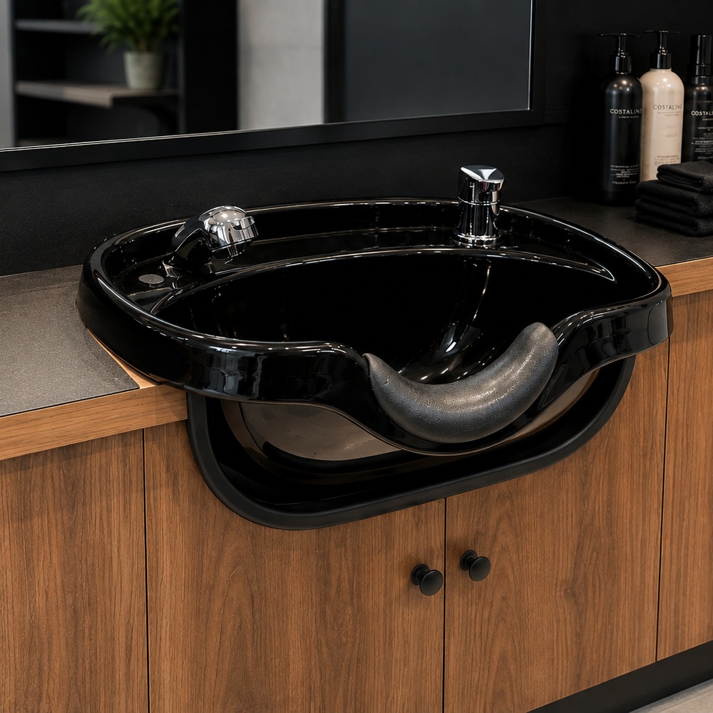 Costaline Built In Bench Hair Wash Basin With Plumbing & Accessories