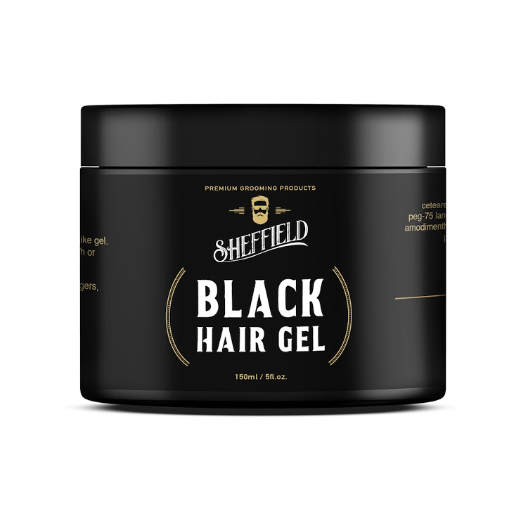 Sheffield Black Hair Gel 130g