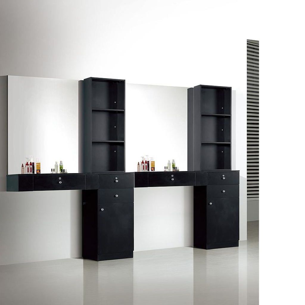 Salon360 Amelia Salon Work Station Black