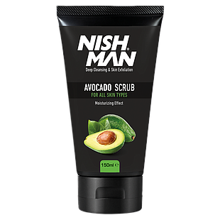 Nish Man Face Scrub Avocado 150ml
