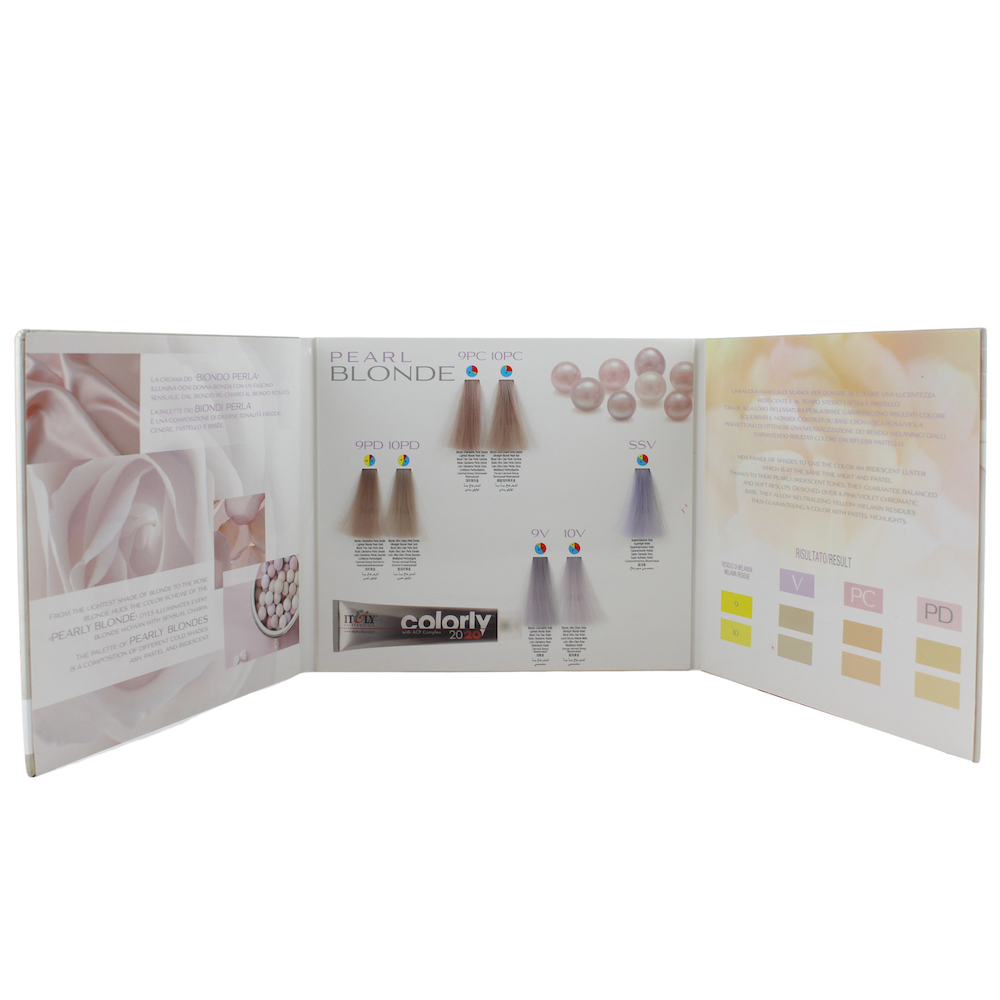 Colorly 2020 Pearl Blonde Colour Chart