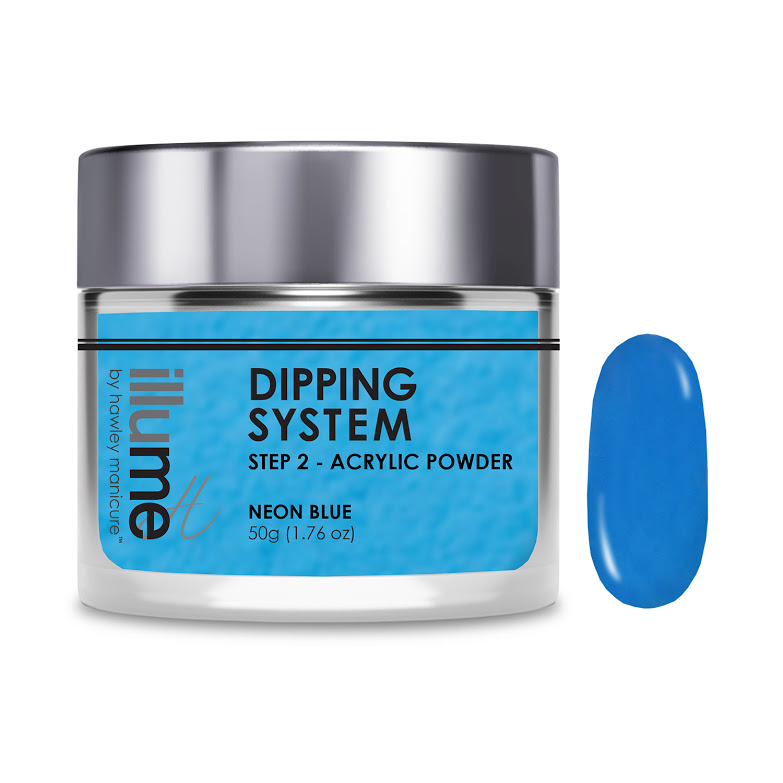 Hawley Illume Dipping Powder - Neon Blue