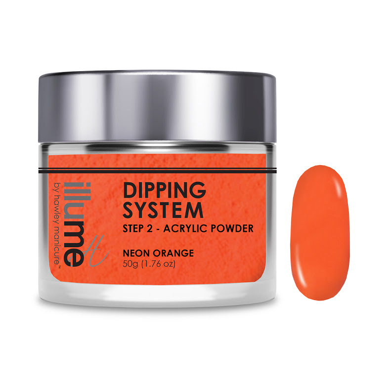Hawley Illume Dipping Powder - Neon Orange
