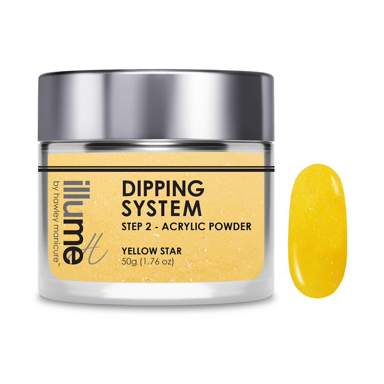 Hawley Illume Dipping Powder - Yellow Star