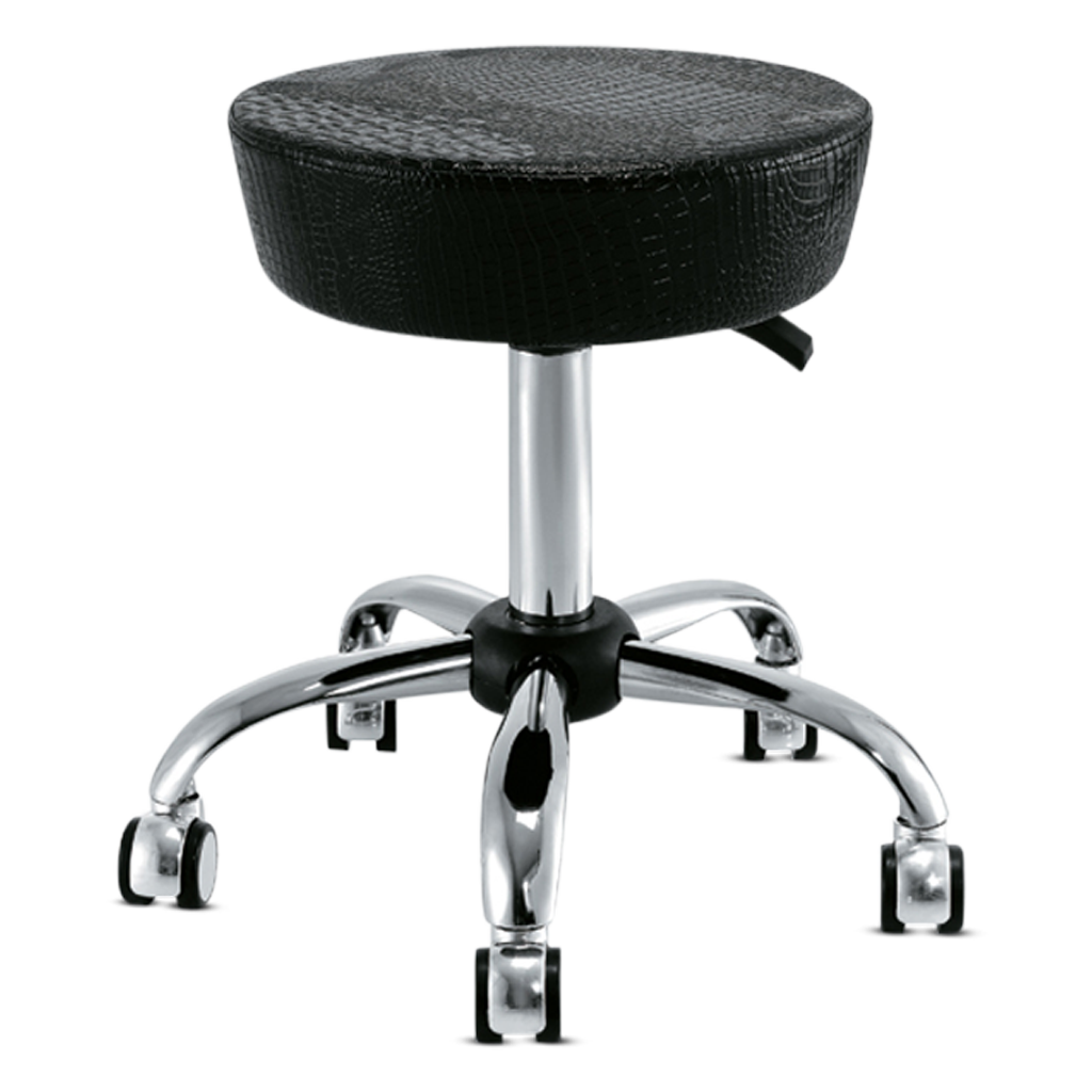 Salon360 Daisy Salon Stool No Back Rest Black