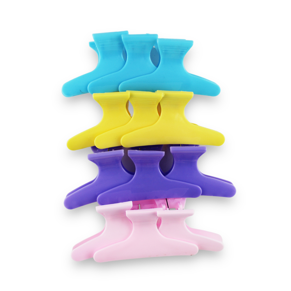 Costaline Butterfly Clips Coloured Pack of 12