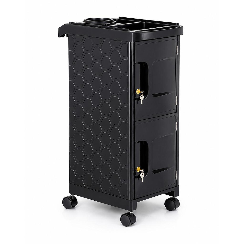Salon360 Hair Salon Trolley With Lockable Doors- Amy
