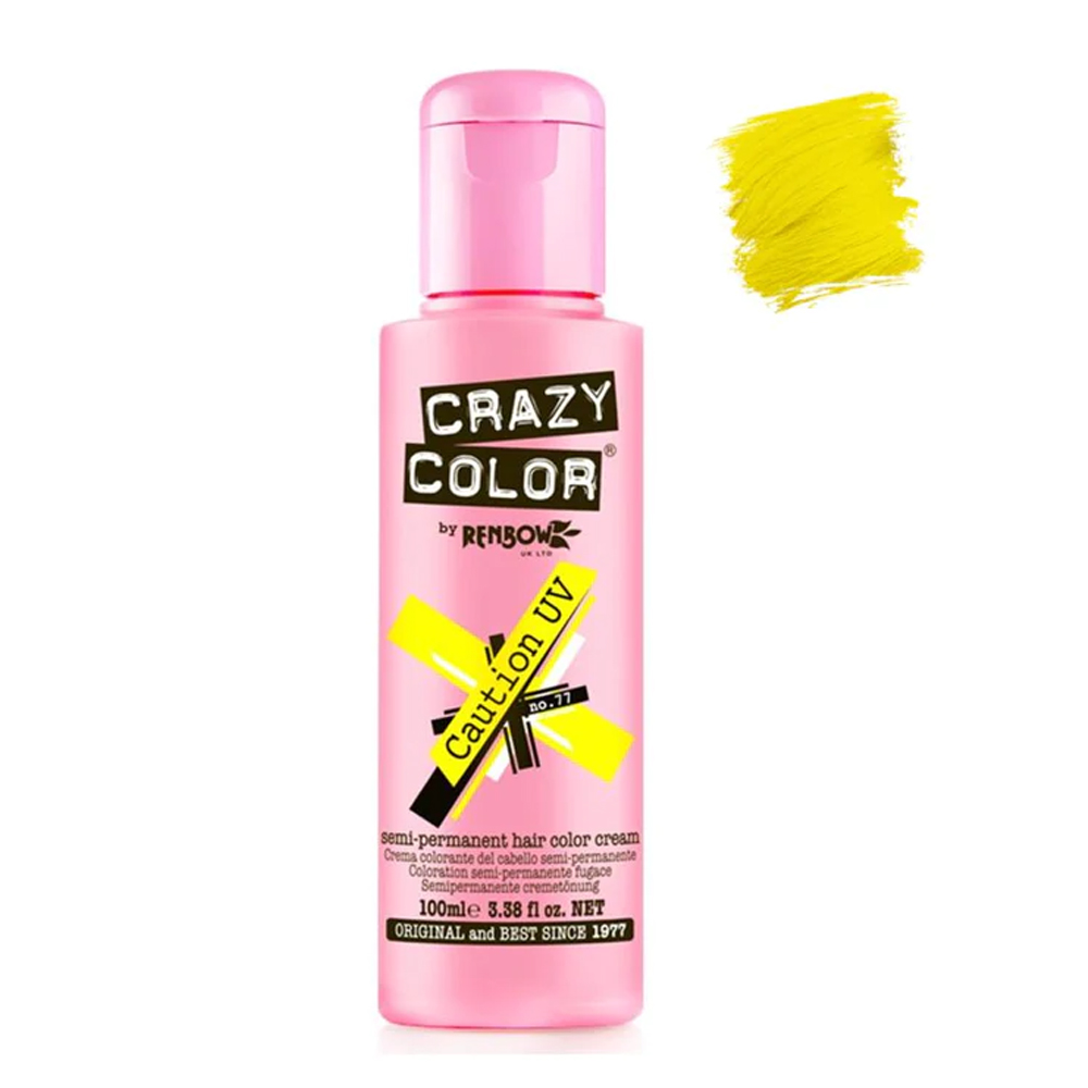 Crazy Color UV Neon Caution Yellow 100ml