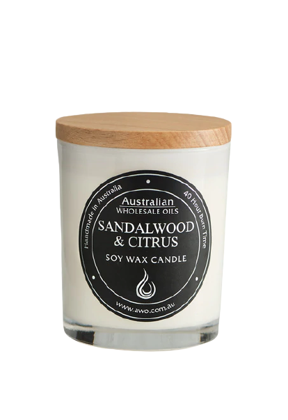 AWO Sandalwood & Citrus Soy Candle