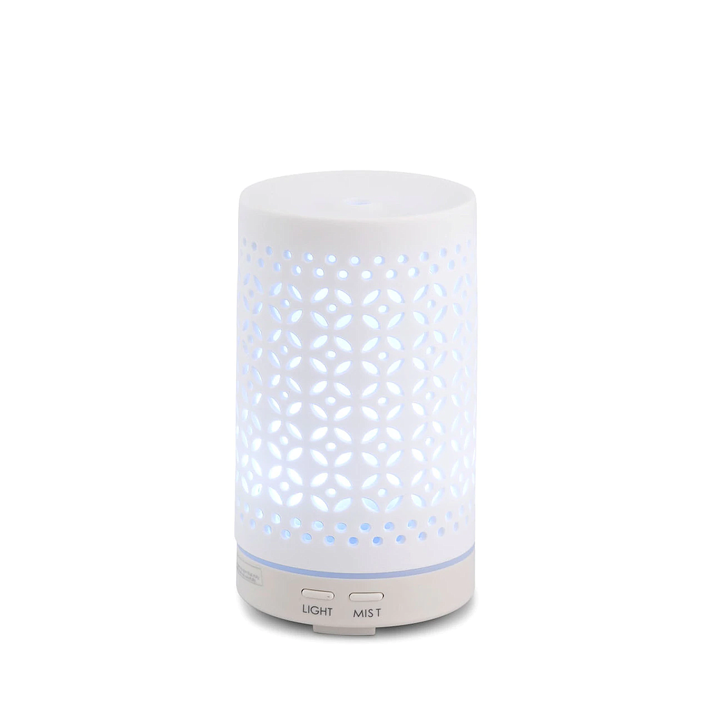 AWO Aromatherapy Ultrasonic Mist Diffuser - White Ceramic