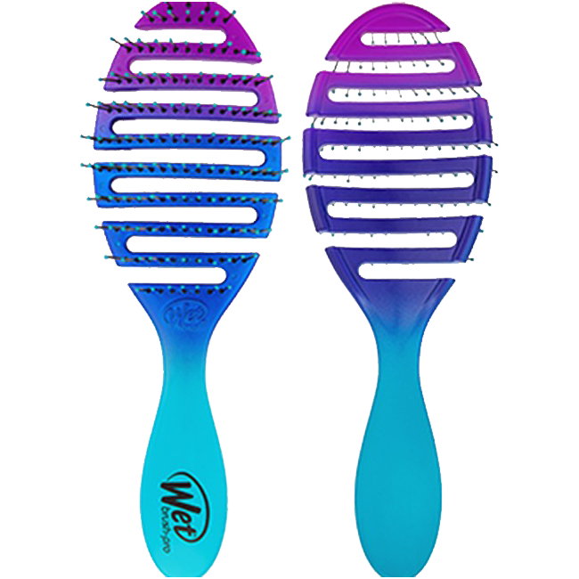 Wet Brush Flex Dry Brush - Metallic Teal Ombre 104014