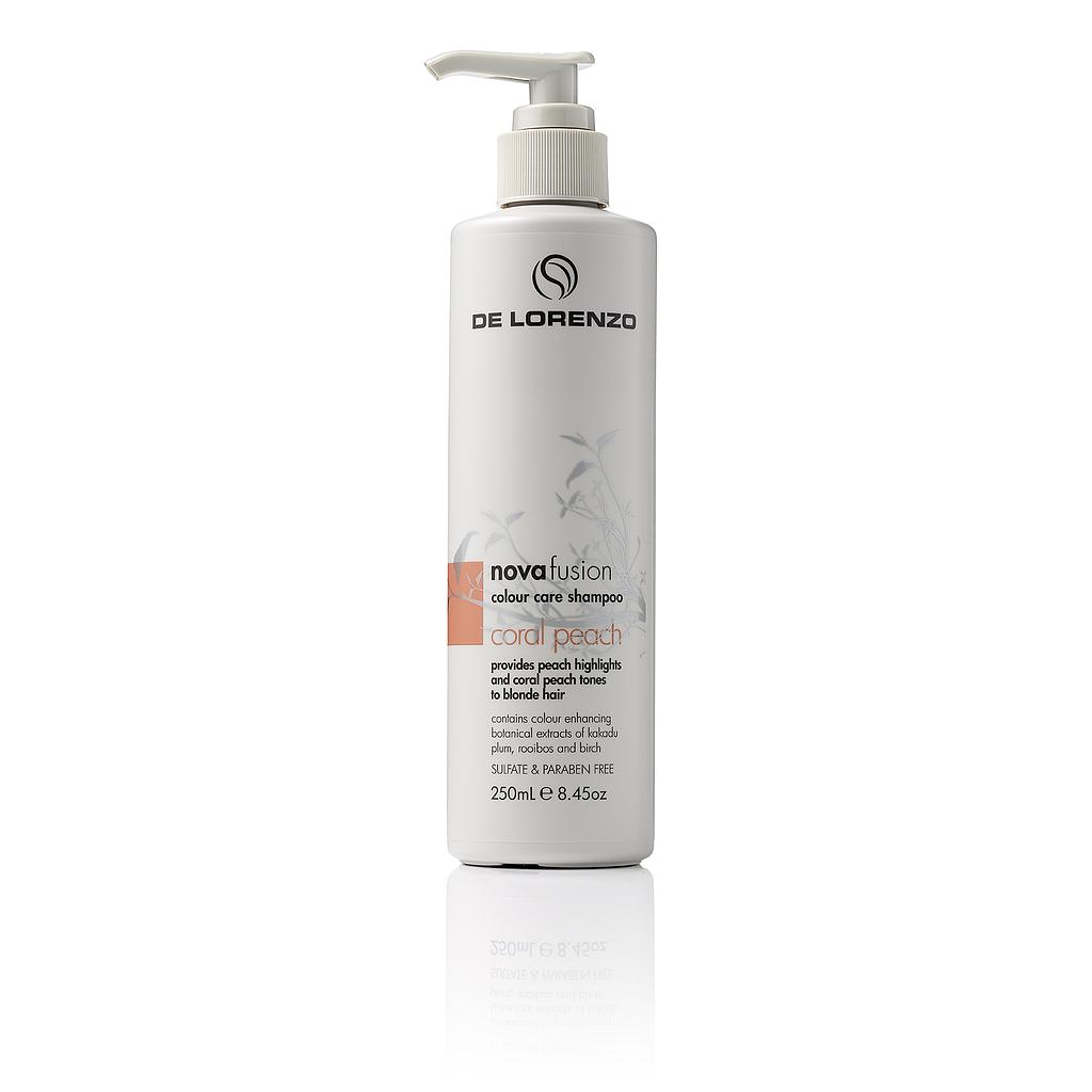 De Lorenzo Novafusion Coral Peach Shampoo 250ml