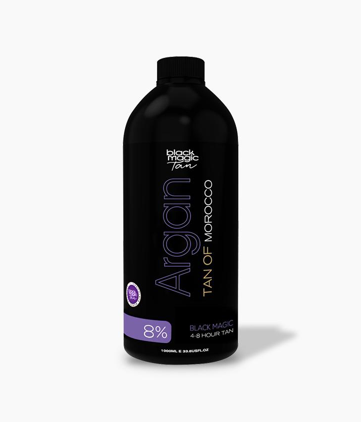 Black Magic Argan Tan 8% 1L - Violet Base