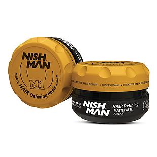 Nish Man M1 Series Hair Defining Matte Paste Argan 100ml