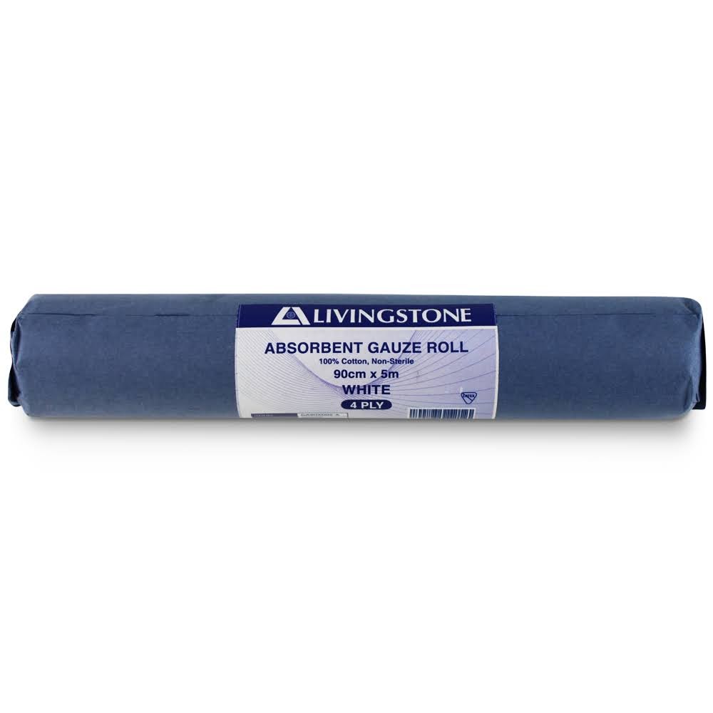 Livingstone Gauze Roll 90cm x 5M Roll - GA90X005-A