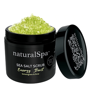 Natural Look Spa Energy Boost Sea Salt Scrub 500g