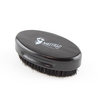 Sheffield Wooden Beard Brush Oval With Natural Bristles - SM554