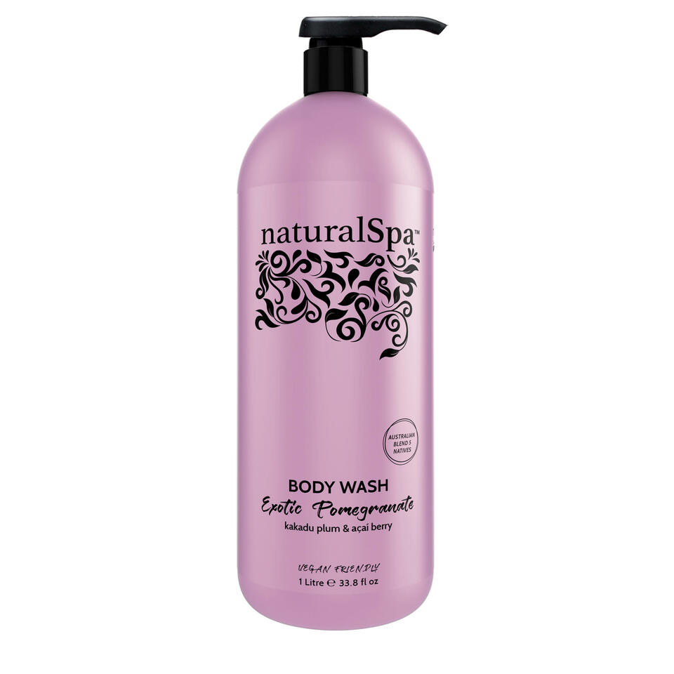 Natural Look Spa Exotic Pomegranate Body Wash 1L