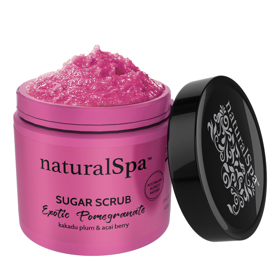 Natural Look Spa Exotic Pomegranate Sugar Scrub 500G