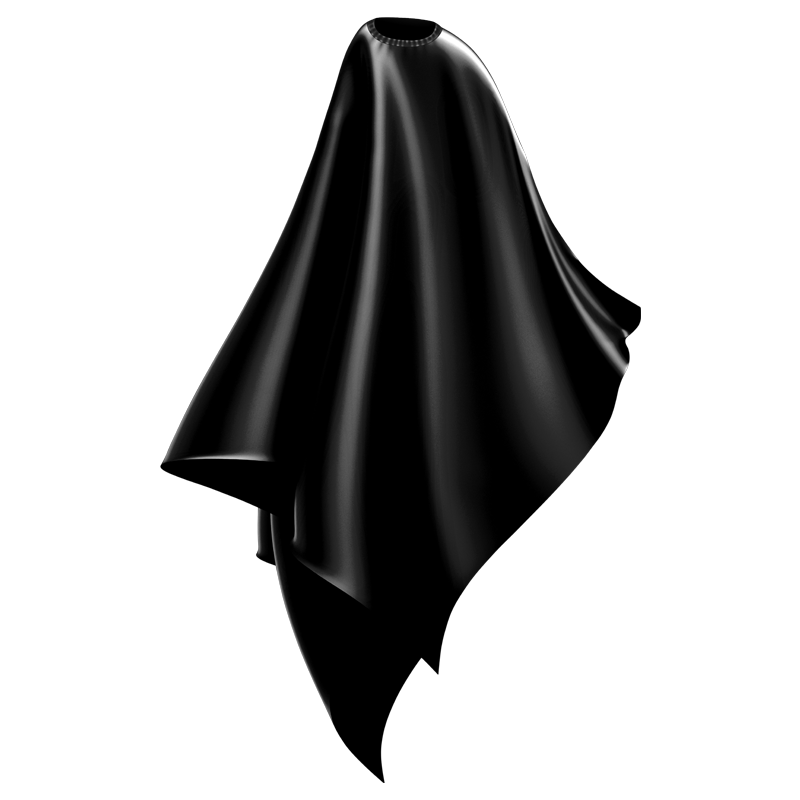 WAHL Polyester Cape Black WP3012