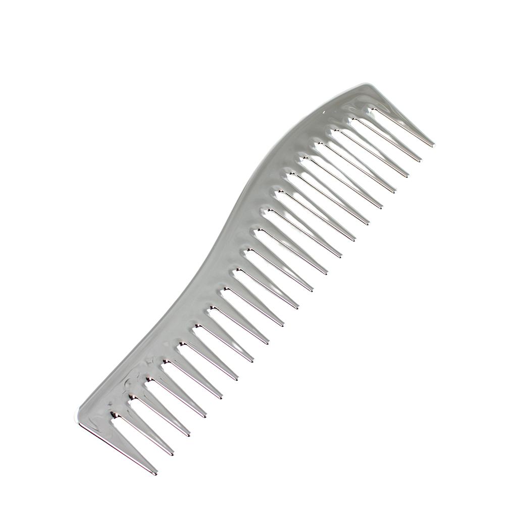 Costaline Chrome Wide Teeth Comb Wavy