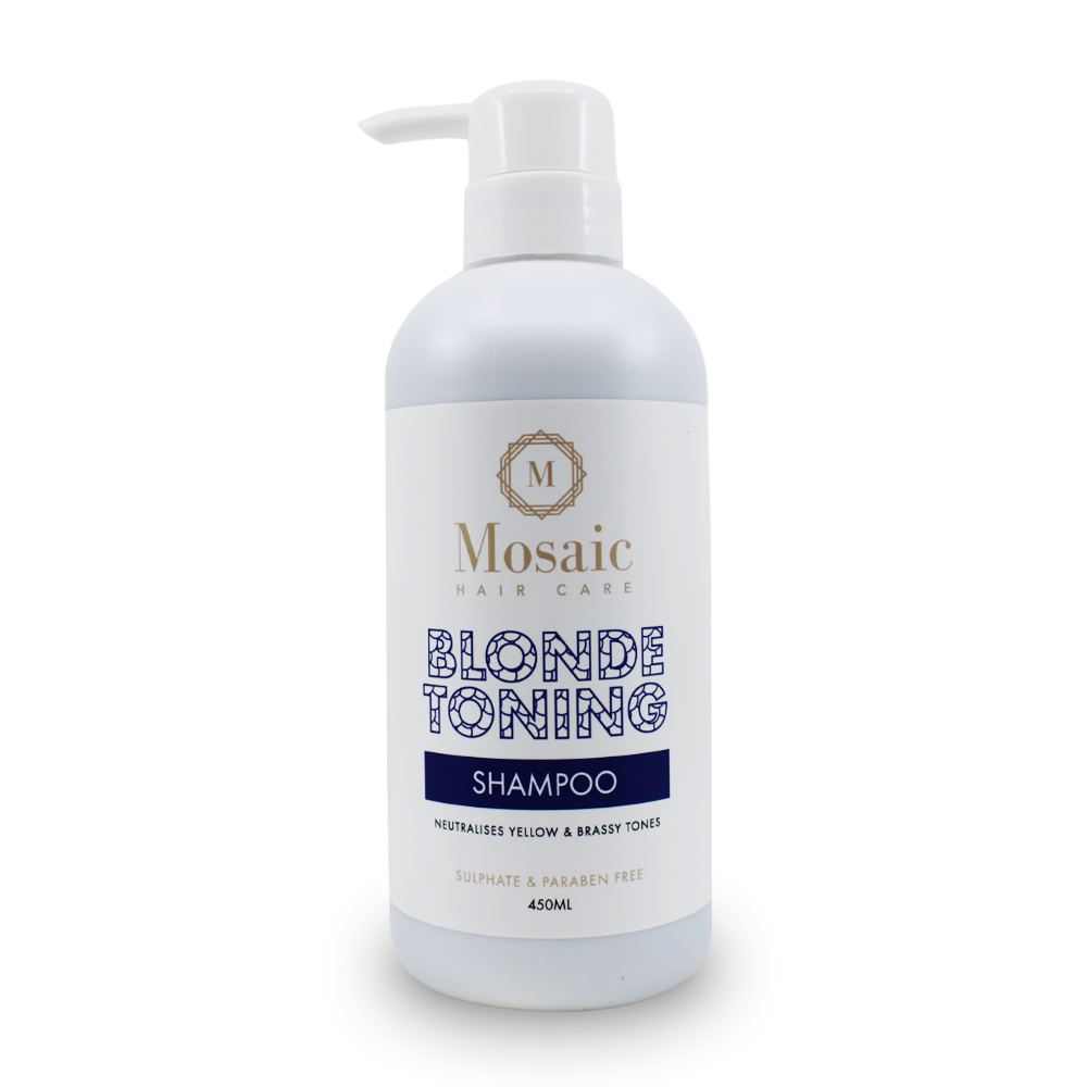 Mosaic Hair Blonde Toning Shampoo 450ml