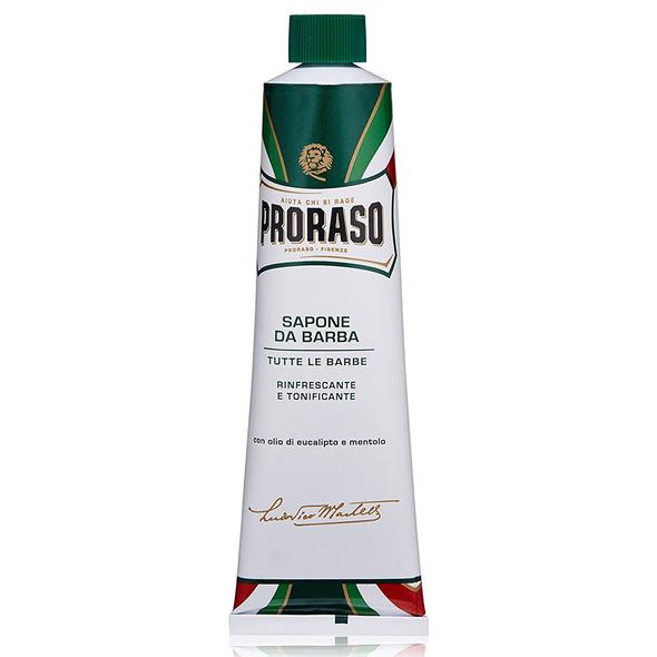 Proraso Eucalyptus & Menthol Shaving Cream Tube 150ml Refresh- Green