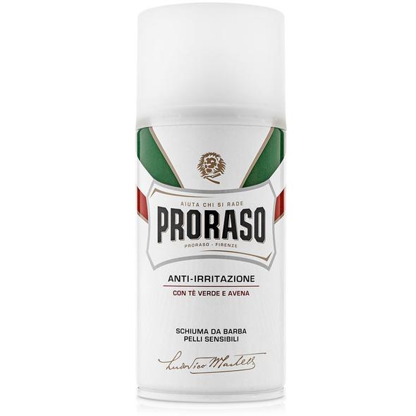 Proraso Green Tea & Oatmeal Shaving Foam 300ml Sensitive - White