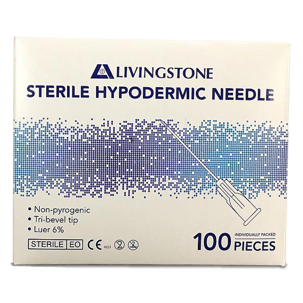 Livingstone Disposable Needle 27Gx0.5in (1.2cm) - 100pc