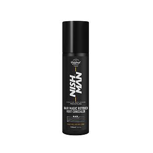 Nish Man Magic Touch Up Root Concealer Black 100ml