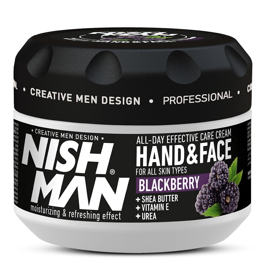 Nish Man Hand & Face Cream Blackberry Extract 300ml