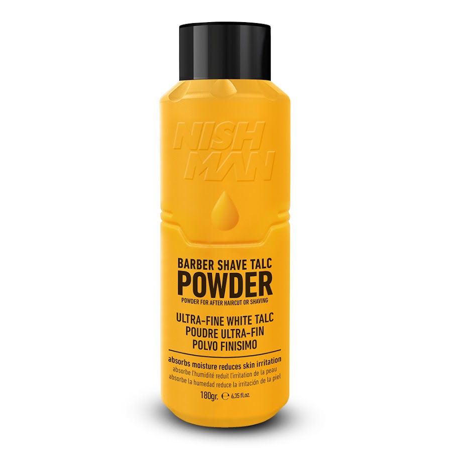 Nish Man Barber Talc Powder 180g