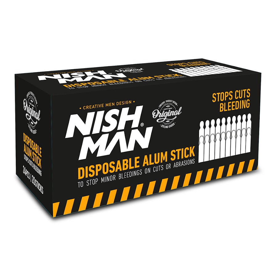Nish Man Disposable Alum Stick 20 packs of 24