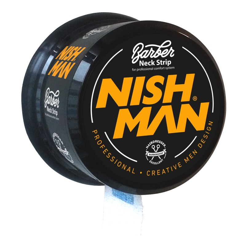 Nish Man Barber Neck Strip Dispenser Black