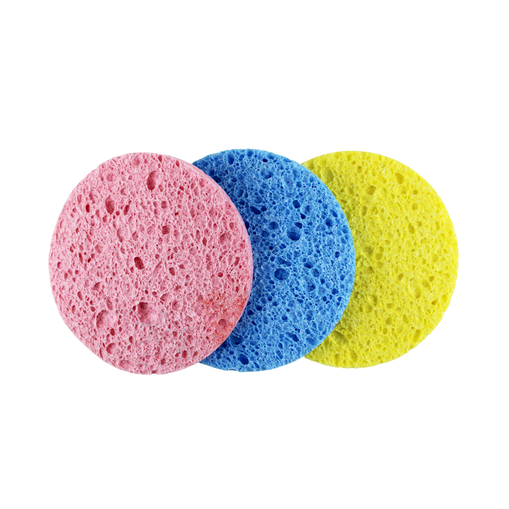 Costaline Round Facial Sponge 11cm - 3pc